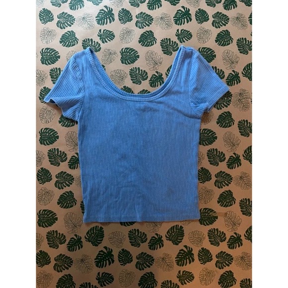 Wild Fable S Blue Crop Top - Picture 1 of 7